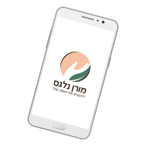 טלפון סלולרי עם לוגו מורן נלגס